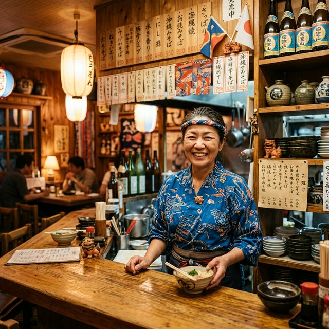 Okinawan Restaurant Owner